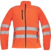 ALMERIA FULL HV FLEECE mikina oranž XL